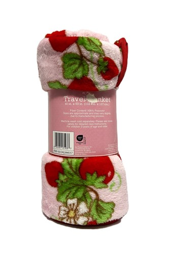Strawberry Shortcake 40 x 50 Inch Silk Touch Throw Travel Blanket NEW - Picture 3 of 3