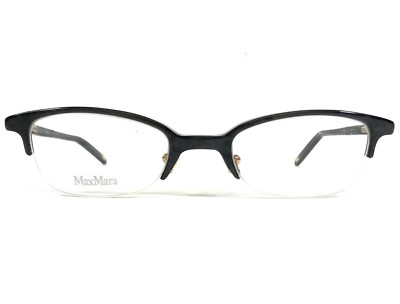 Max Mara Eyeglasses Frames MM 174 413 Gray Rectangular Full Rim 49-21-135