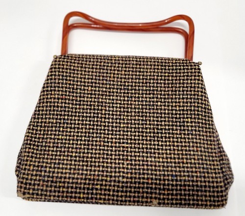 Vintage 1950s Purse Garay Handbag 100% Virgin Wool RARE - Picture 2 of 20