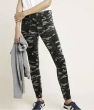 Pilcro And The Letterpress by Anthropologie Pants 29 Green Camo High Rise Skinny