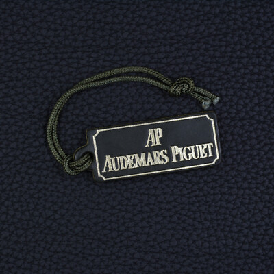 AUDEMARS PIGUET Hangtag vintage AP Swiss Tag Jules Royal Oak Millenary LEATHER