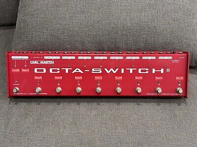 Carl Martin Octa-Switch mk2 Pedal Guitar Effect Switcher | eBay Carl Martin Octa-Switch mk2 Pedal Guitar Effect Switcher | eBay