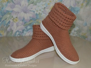 crochet shoes for adults