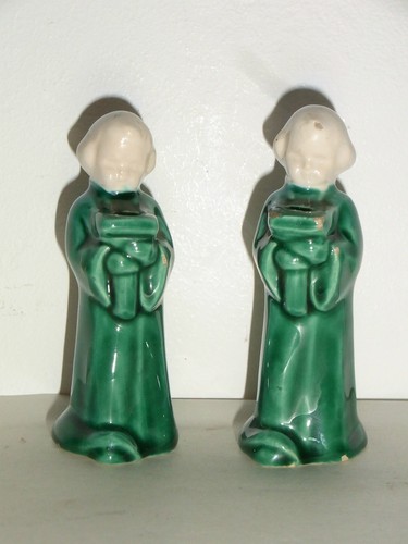 05B28 LOT DE DEUX BOUGEOIRS TABLE FÊTE DE NOEL ANGES ANGELOTS BARBOTINE 1950 - Photo 2 sur 7