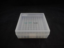MTM Plastic 1.5mL 100-Place Cryogenic Microtube Freezer Box Clear Hinged Lid