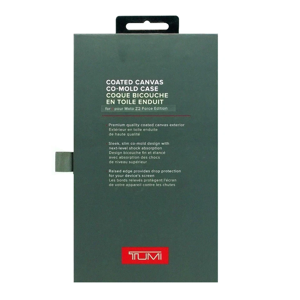 Capa de lona durável Tumi para Motorola Moto Z2 Force Edition - Moto Z2 Play - Imagem 2 de 4