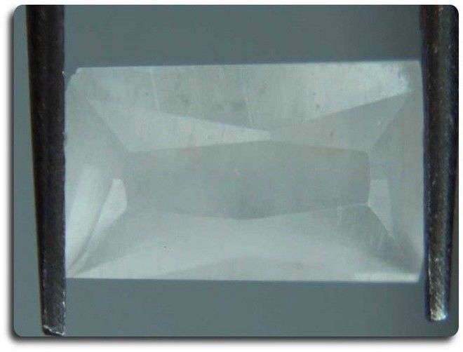 Minéraux gypse naturel 0.77 cts, pierre de collection USA pour géologue et gemmologue