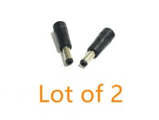 2X DC 5.5MM x 2.1MM Male to 4.0MM x 1.35MM Female CONNECTOR ADAPTER converter