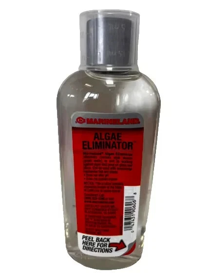 ELIMINADOR DE ALGAS MARINELAND.8 FL oz.Para uso con plantas y peces.1 ml x 12 gal Foto 2 de 2