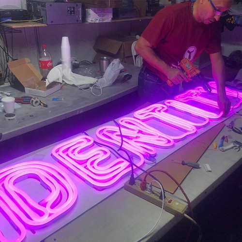 33ft DC12V LED Neon Rope Lights Strip Waterproof for Home Bar Sign Decor Outdoor - Picture 10 of 77