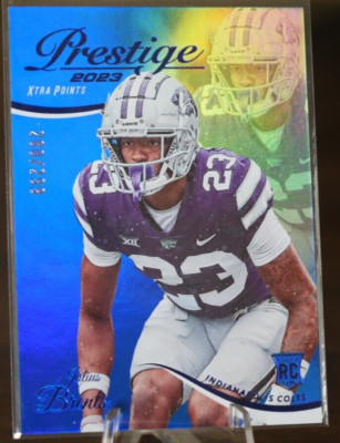 2023 Panini Prestige - Xtra Points Blue #364 Julius Brent’s /399 Colts