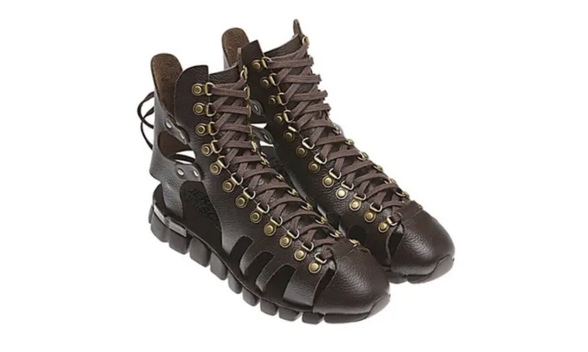 ADIDAS x JEREMY SCOTT MEGA FLEX SANDAL SANDALS BROWN MENS