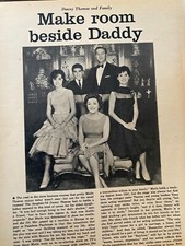 Danny Thomas, Marlo, Full Page Vintage Clipping