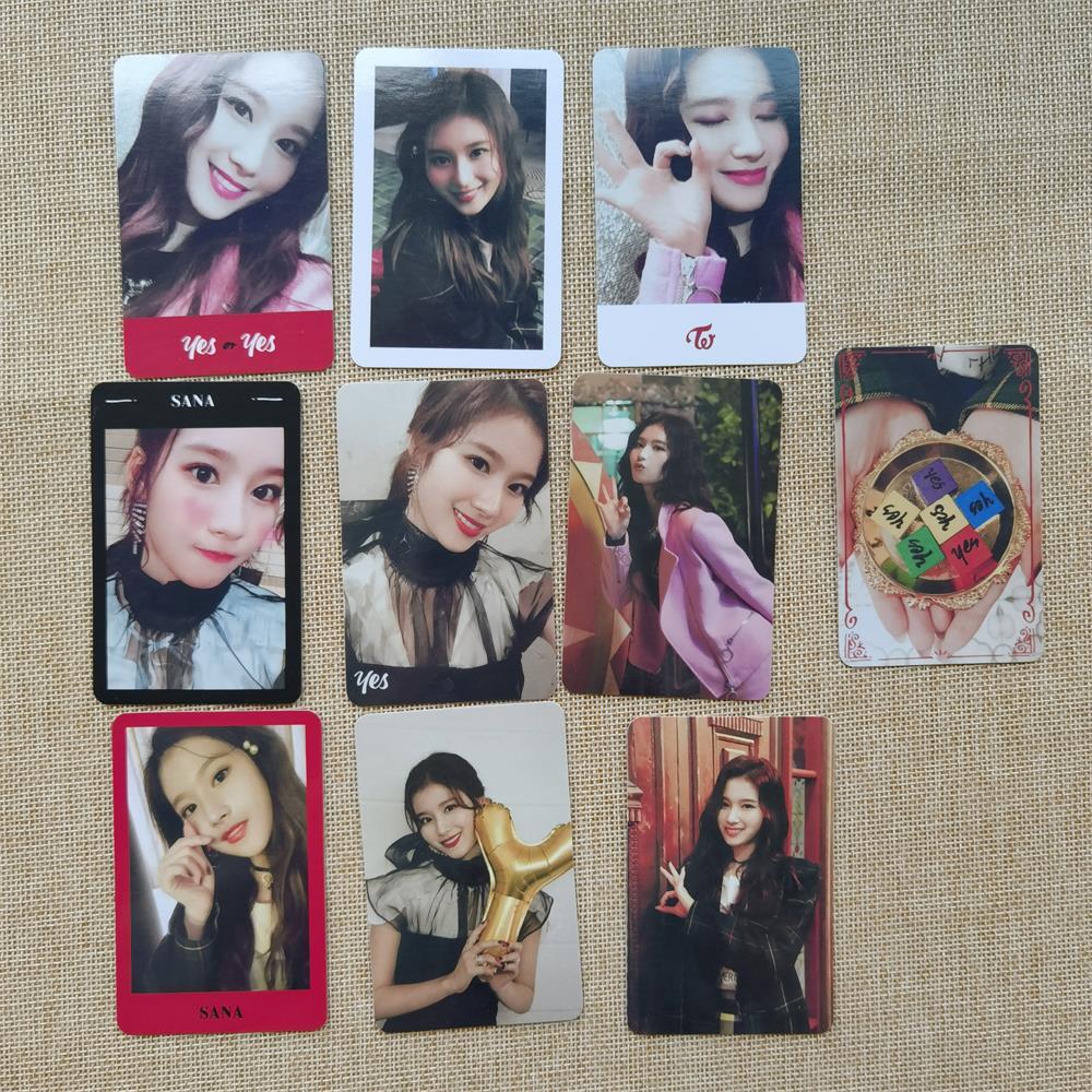 Kpop TWICE Yes or Yes Album Photo Cards Self Made Autograph