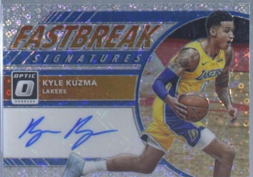 Kyle Kuzma 2017 PANINI DONRUSS OPTIC AUTOGRAPH rated rookie rc