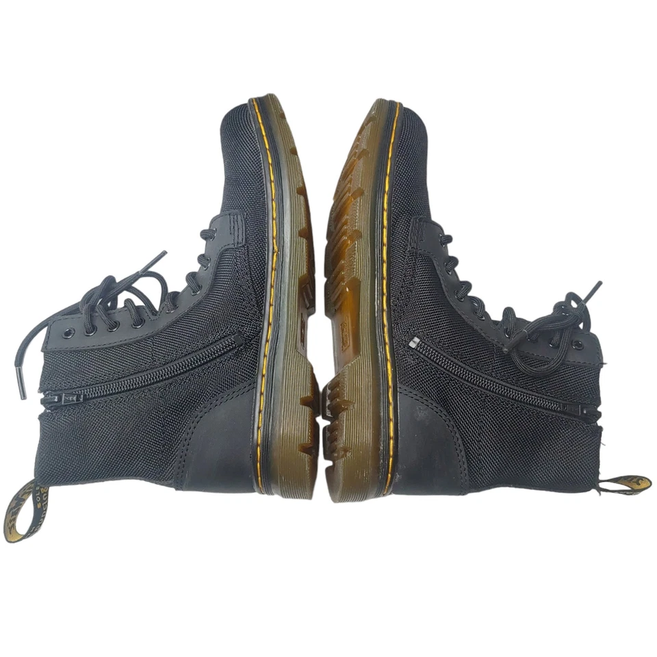 Doc Doc Martens Boots AirWair Combs Junior Youth US 3 UK 2 EU34 Black Canvas - Imagem 4 de 4