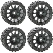 Powerhobby Raptor Belted Tires / Wheels w 17mm Hex (4) Race : Arrma Talion
