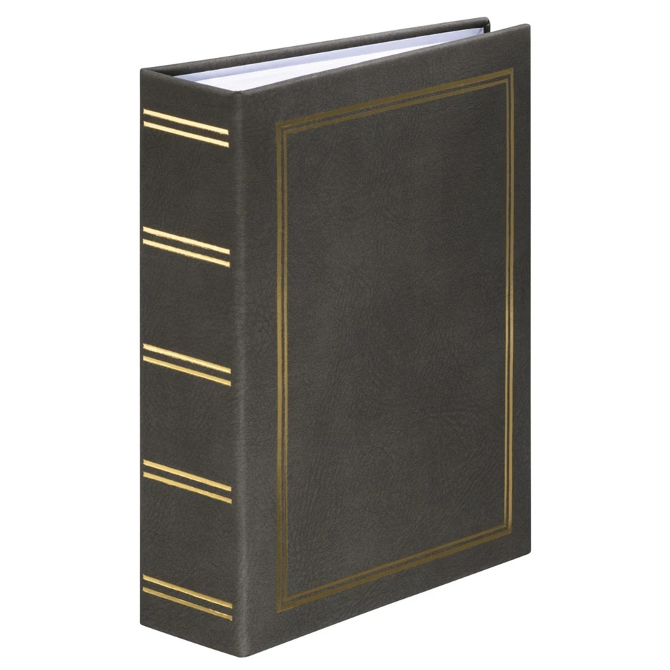 Hama Einsteck-Album Fotoalbum London 16,5x20,5cm 200 Fotos Format 9x13cm Grau