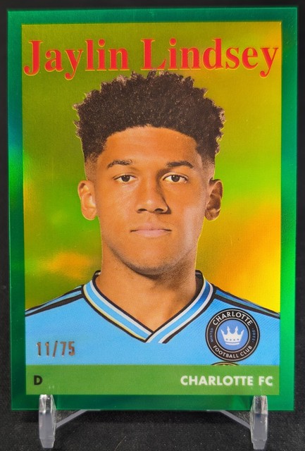 Jaylin Lindsey 2023 Topps Chrome MLS 1958 Green /75