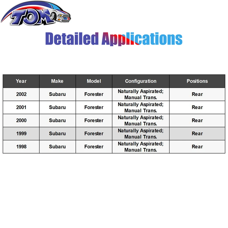 60.55" Drive Shaft Assembly For Subaru Forester 1998-2002 27031-FC030 Foto 2 de 4