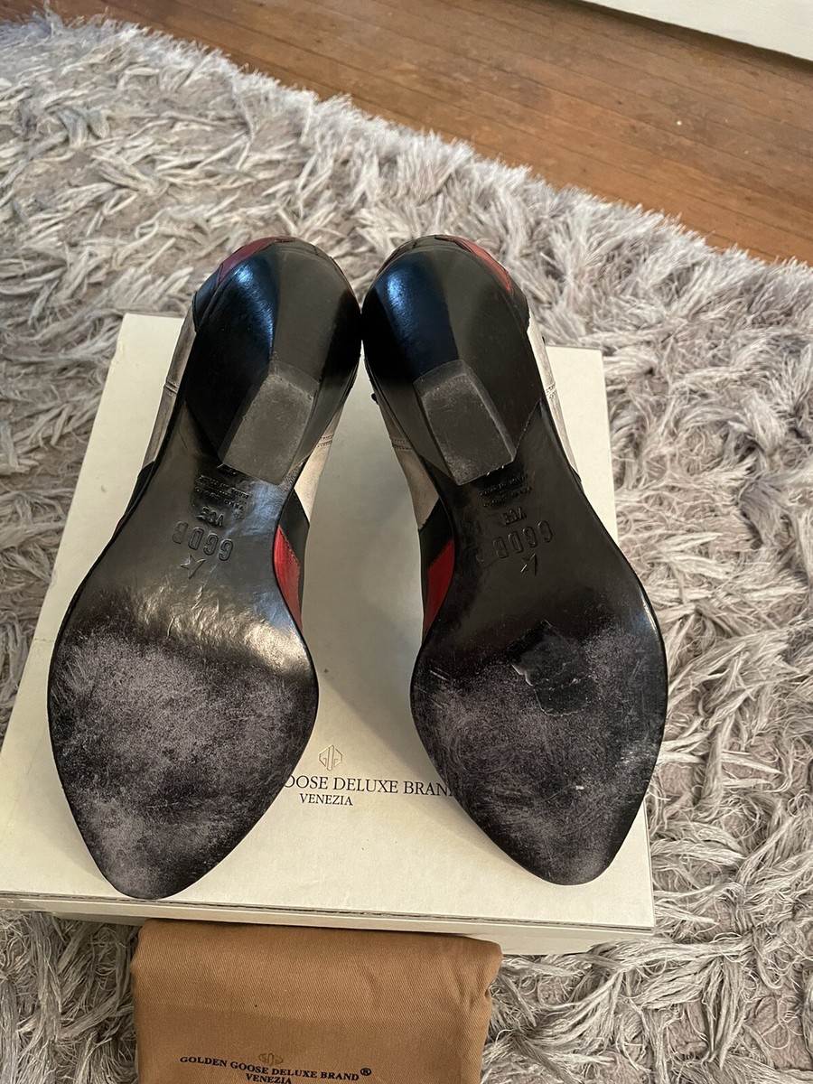 【未使用品】GOLDEN GOOSE SUNSETアンクルブーツ Women's Sunset boots in black leather