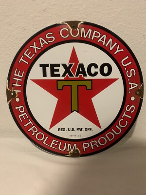 TEXACO テキサコ AVIATION GASOLINE サインプレート Amazon.com: Texaco Vintage Aviation Fuel Sign USA Window