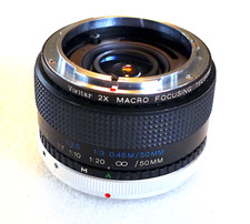 Vivitar 2x Macro Focusing Tele Converter for Canon FD Manual Focus - PERFECT