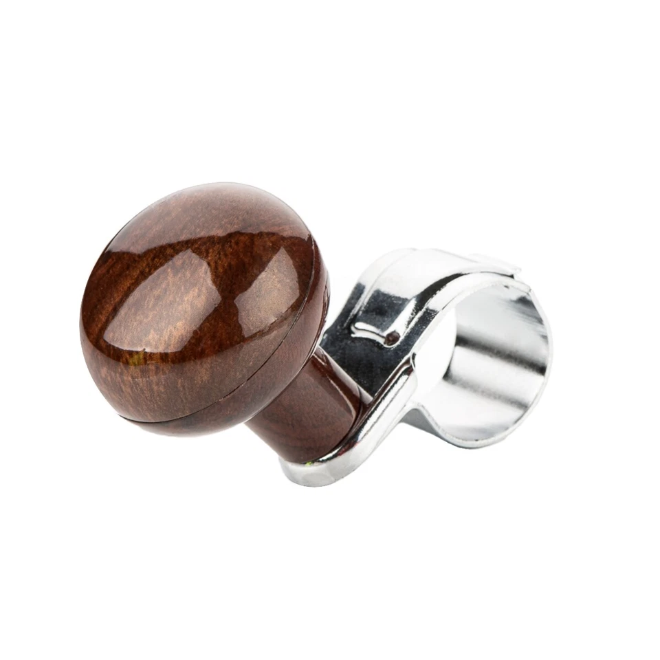 2X Ayuda De Dirección Manija De Volante 360° Look De Madera Para DAIHATSU - Imagen 4 de 4