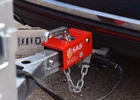 SAS ORIGINAL HL2 TRAILER HITCH LOCK, SUITS UNBRAKED PRESSED STEEL STYLE HITCH