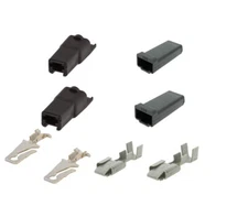 DELPHI PACKARD GM 56 SERIES ONE CONDUCTOR CONNECTOR SET 12 GA.  PACKAGE OF 2