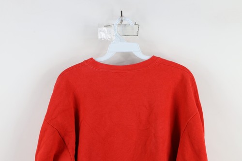 Vtg 90s Guess Mens OSFA Faded Spell Out Polar Bear Club Crewneck Sweatshirt USA - Picture 11 of 12