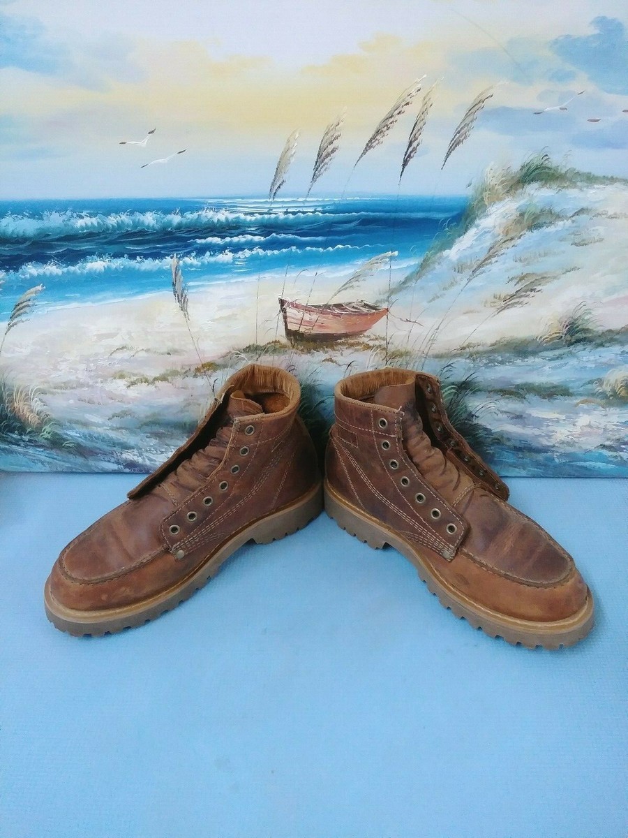American Eagle Mens Brown Leather Chukka Ankle‎ Lace Up Shoe Size 13 2401-207 American Eagle Mens Brown Leather Chukka Ankle lace up Shoe  main image 3