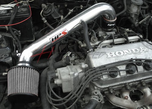 HPS Performance 827-408P Shortram Air Intake Kit & Heat Shield Polish Short Ram - Bild 2 von 3