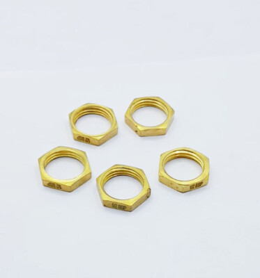 1/2''x14 BSP/MESSING HALBMUTTER/SICHERE BEFESTIGUNG/KONTERMUTTER PRÜFFUTTER