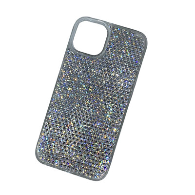 Handmade Bling Honeycomb Design phone case made with Clear Swarovski Crystals 
