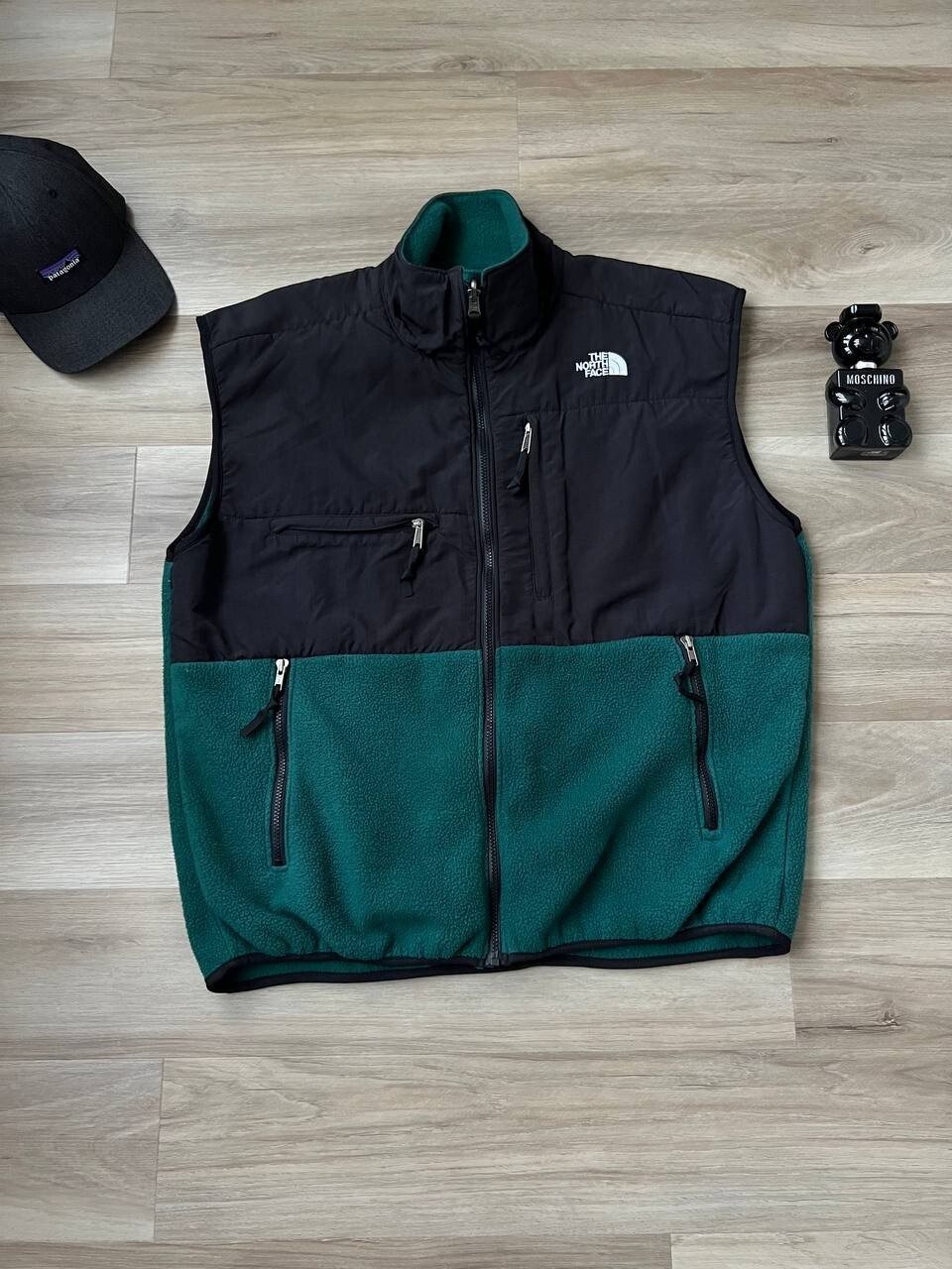 Vintage THE NORTH FACE Vest MENS MADE IN USA Green DENALI SZ L/XL  RARE 80s/90s