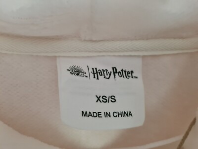 Kahve Kadın Harry Potter Oversıze Kapüşonlu Fermuarlı Sweatshirt