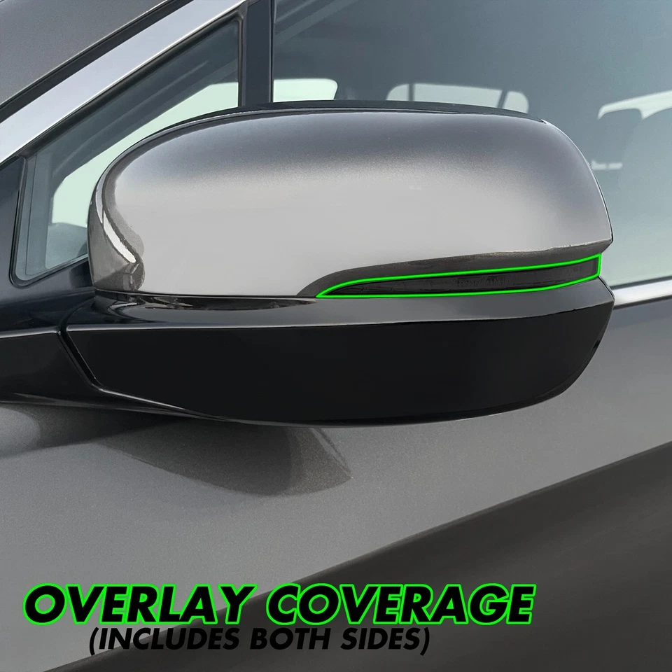 PARA 2017+ Espejo Honda Ridgeline Señal de giro Humo Precortado Vinilo Tinte Superposiciones Foto 2 de 4