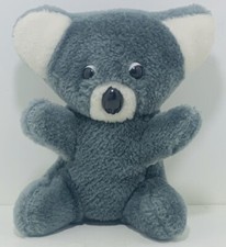 SUPERIOR TOY NOVELTY Koala Plush Toy 6 H x 6 W Gray Stuffed Animal VINTAGE 70