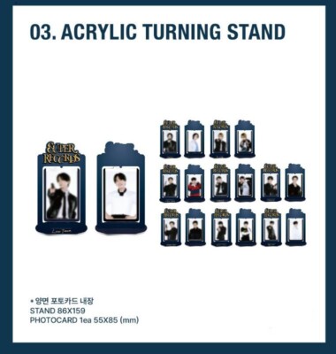 SUPER JUNIOR 20th ANNIVERSARY EXHIBITION SUPER RECORDS ACRYLIC
