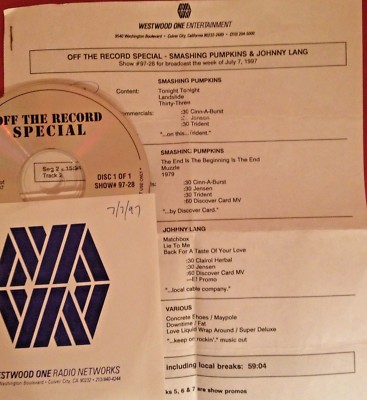 RADIO SHOW: OFF THE RECORD SPECIAL 7/7/97 SMASHING