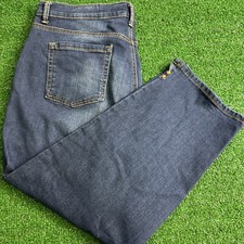 Gloria Vanderbilt Amanda Denim Capri Jeans Blue Size 16