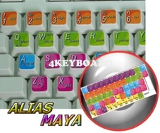 Autodesk Alias Maya keyboard sticker