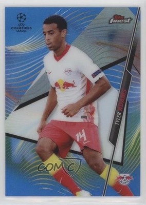 2020 Topps Finest UEFA Champions League Blue Refractor /150 Tyler Adams #30 0r9h
