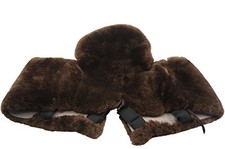 HorseUSE Genuine Merino Western Saddle Seat Saver Sheepskin with Extra Long Flap