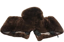 HorseUSE Genuine Merino Western Saddle Seat Saver Sheepskin with Extra Long Flap