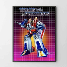 Poster Transformers G1 1984 Starscream Box Artwork Unframed Poster Print T0017