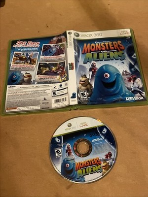 Monsters vs. Aliens (Microsoft Xbox 360, 2009) No Manual