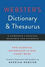 Webster's Dictionary and Thesaurus Paperback