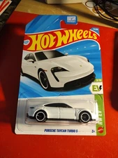 2026 Hot Wheels Porsche Taycan Turbo S C Case White (Make Offer 2.65) Ships Fast